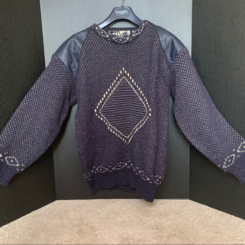 Vintage Oversized Knit Sweater